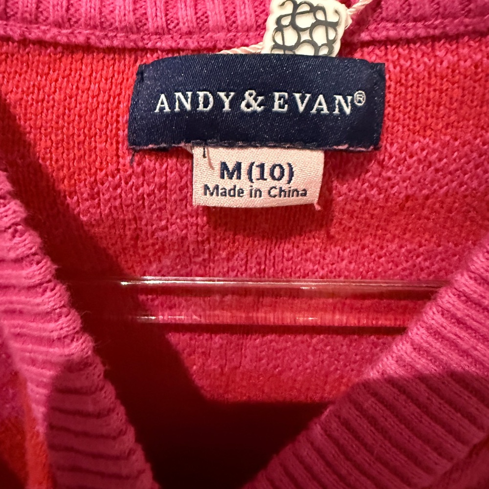 Andy & Evan Kids' Sweater in Bright Pink